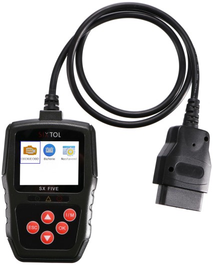 Diagnostic de voiture SX FIVE en CZ/SK/DE/EN/HU