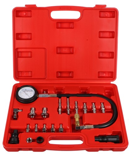 Kit de test de pression des cylindres pour moteurs diesel MECHANIC ENGINE TESTER 21, 0-70bar, 21 pcs