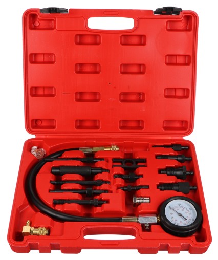 Kit de test de compression pour moteurs diesel MECHANIC ENGINE TESTER 23, 0-70bar, 23 pcs