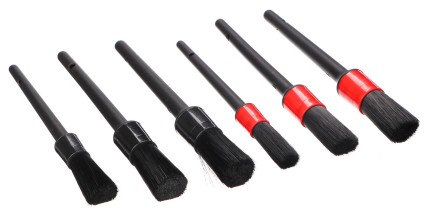 Ensemble de brosses de nettoyage de précision pour voiture CAR DETAILING BRUSH 6, 6 pcs