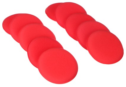 Ensemble de tampons de polissage pour cire de voiture CAR DETAILING WAX PAD 10, 10 pcs