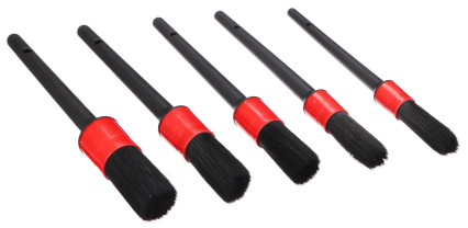 Ensemble de brosses de nettoyage de précision douce pour voiture CAR DETAILING BRUSH 5 SOFT, 5 pcs