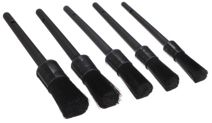 Ensemble de brosses de nettoyage de précision dure pour voiture CAR DETAILING BRUSH 5 HARD, 5 pcs