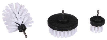 Ensemble de brosses de nettoyage douce pour perceuse CAR DETAILING DRILL BRUSH 3 SOFT, 3 pcs