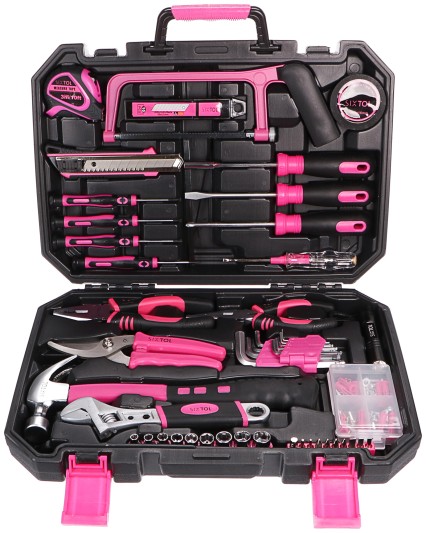 Ensemble d'outils HOME PINK 128