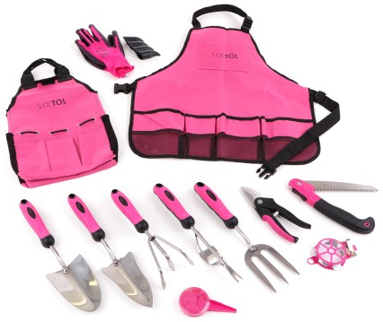 Ensemble d'outils de jardin GARDEN PINK 12