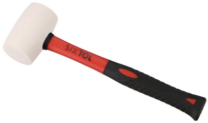 Maillet en caoutchouc TPR HAMMER 220, blanc, 220g, 285mm