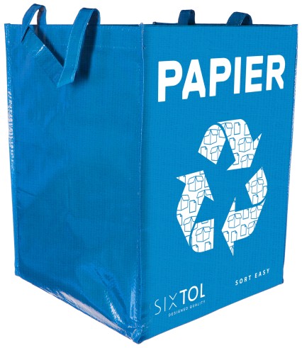 Sac de tri des déchets SORT EASY PAPER, 30x30x40 cm, 36 l