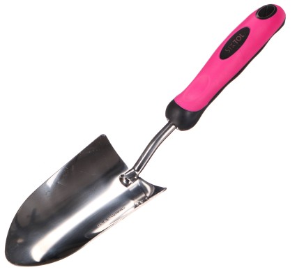 Truelle de jardin GARDEN PINK ONE, acier inoxydable, 33 cm