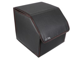 Organisateur de coffre de voiture CAR COMPACT LEATHER S, 1 compartiment, pliable, avec couvercle
