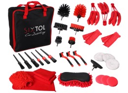 Kit d'outils de nettoyage et de lavage multifonctionnel pour voiture CAR DETAILING 33, 33 pcs