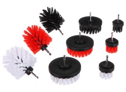 Ensemble de brosses de nettoyage pour perceuse CAR DETAILING DRILL BRUSH 9, 9 pcs