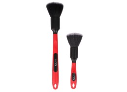 Set de pinceaux de précision pour voitures avec poignée ergo CAR DETAILING BRUSH 2 PRO, 2 pièces