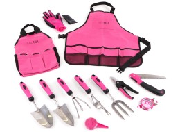 Ensemble d'outils de jardin GARDEN PINK 12