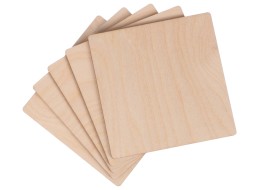 Blocs en bois pour artisanat CREATIVE WOOD SET 5, 10 x 10 cm