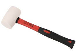 Maillet en caoutchouc TPR HAMMER 220, blanc, 220g, 285mm