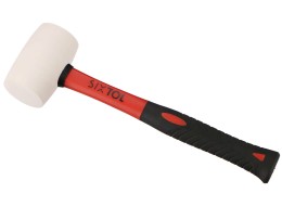 Maillet en caoutchouc TPR HAMMER 340, blanc, 340g, 310mm