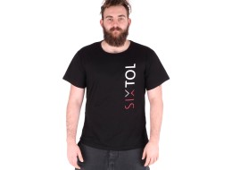 T-shirt homme T-SHIRT, noir, taille L, 100 % coton